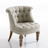 Кресло С обивкой Adlia единый размер бежевый LA REDOUTE INTERIEURS  фото, kupilegko.ru